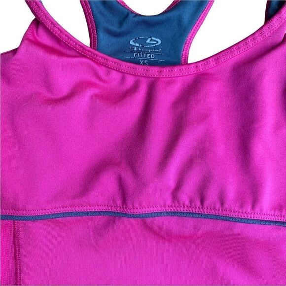 Champion Hot Pink Workout Tank Top Sz XS - Picture 2 of 2